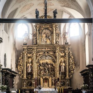 06 –  Kościół pw. Najświętszej Marii Panny i św. Wawrzyńca – ołtarz główny, wkaliszu.pl - Kalisz on-line, zdjęcie 316x316