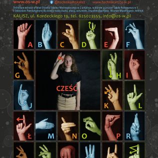 AKCJA. Nauka języka migowego na przystankach autobusowych, zdjęcie 1, wkaliszu.pl - Kalisz on-line, zdjęcie 316x316