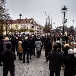 KALISZ. Antyfaszystowska manifestacja. Wygwizdany prezydent miasta. , zdjęcie 2, wkaliszu.pl - Kalisz on-line, zdjęcie 152x152