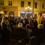 KALISZ. Antyfaszystowska manifestacja. Wygwizdany prezydent miasta. , zdjęcie 9, wkaliszu.pl - Kalisz on-line, zdjęcie 152x152