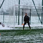 PIŁKA NOŻNA. Śnieg na boisku. Trening zamiast sparingu, zdjęcie 3, wkaliszu.pl - Kalisz on-line, zdjęcie 152x152