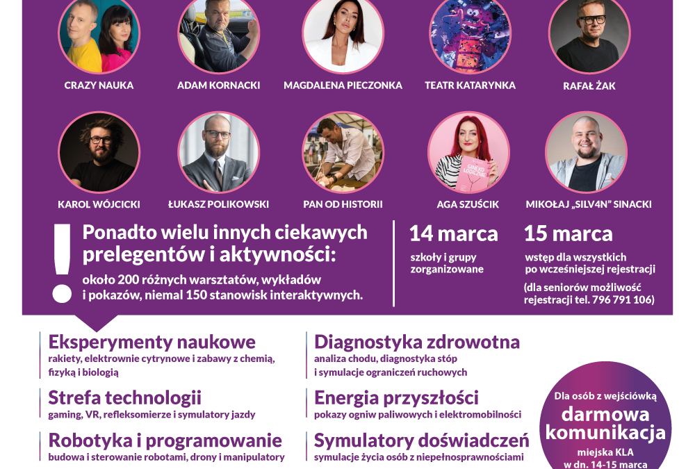 EDUKACJA. Gwiazdy, interaktywne pokazy i kreatywne warsztaty. Zbliża się II Kaliski Festiwal Nauki!