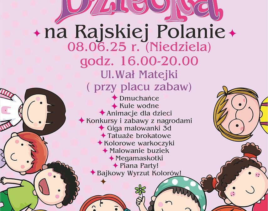 8.6. Festyn dla dzieci na Rajskiej Polanie