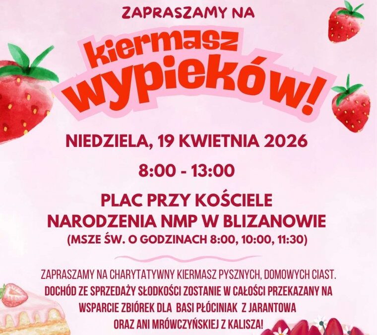 19.4. Charytatywny kiermasz słodkości