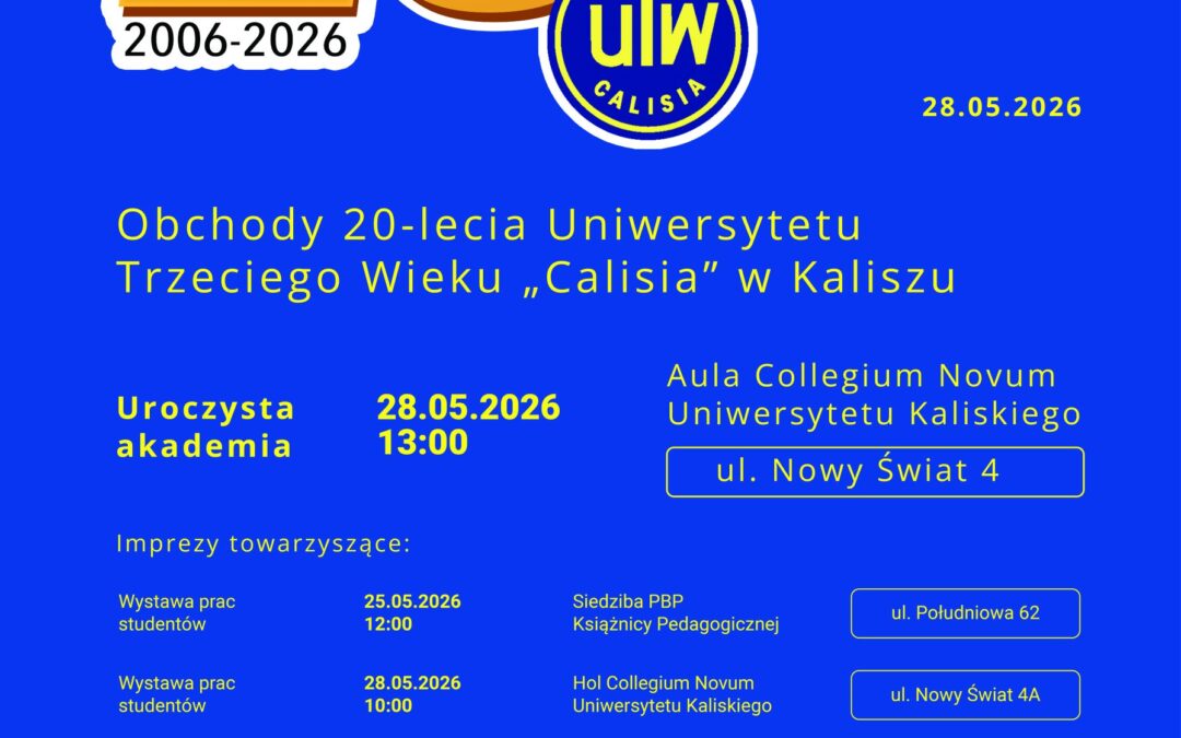 28.5. 20-lecie UTW