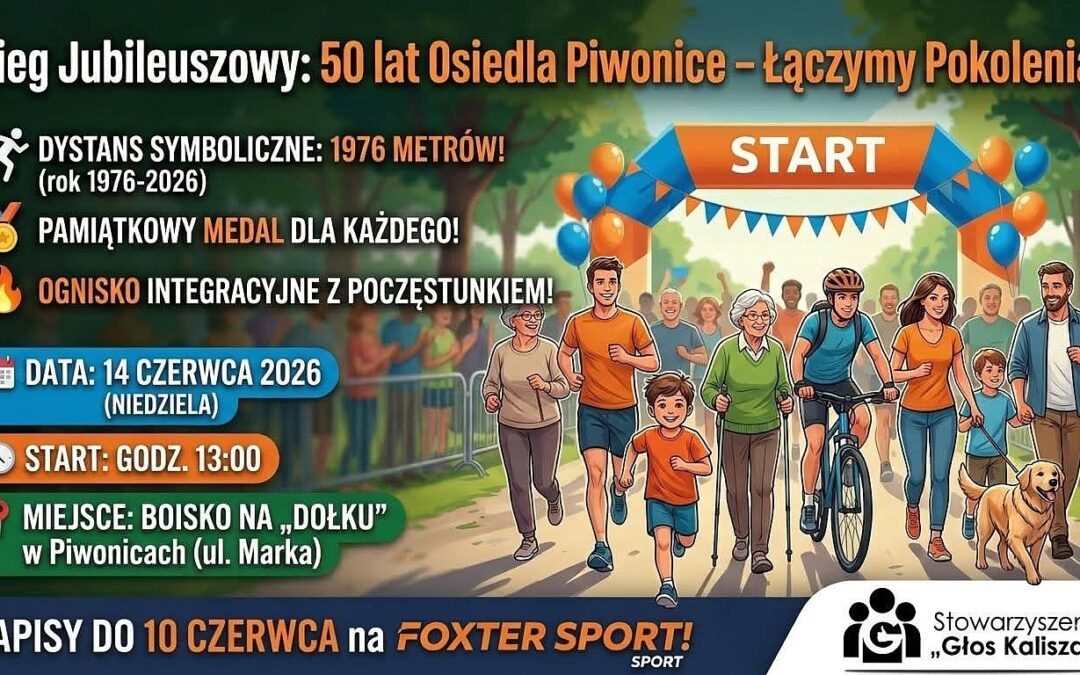 14.6. Bieg na jubileusz 50-lecia osiedla Piwonice
