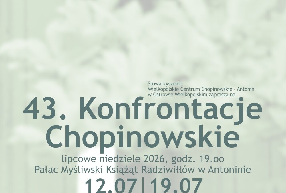 12.7. Konfrontacje Chopinowskie