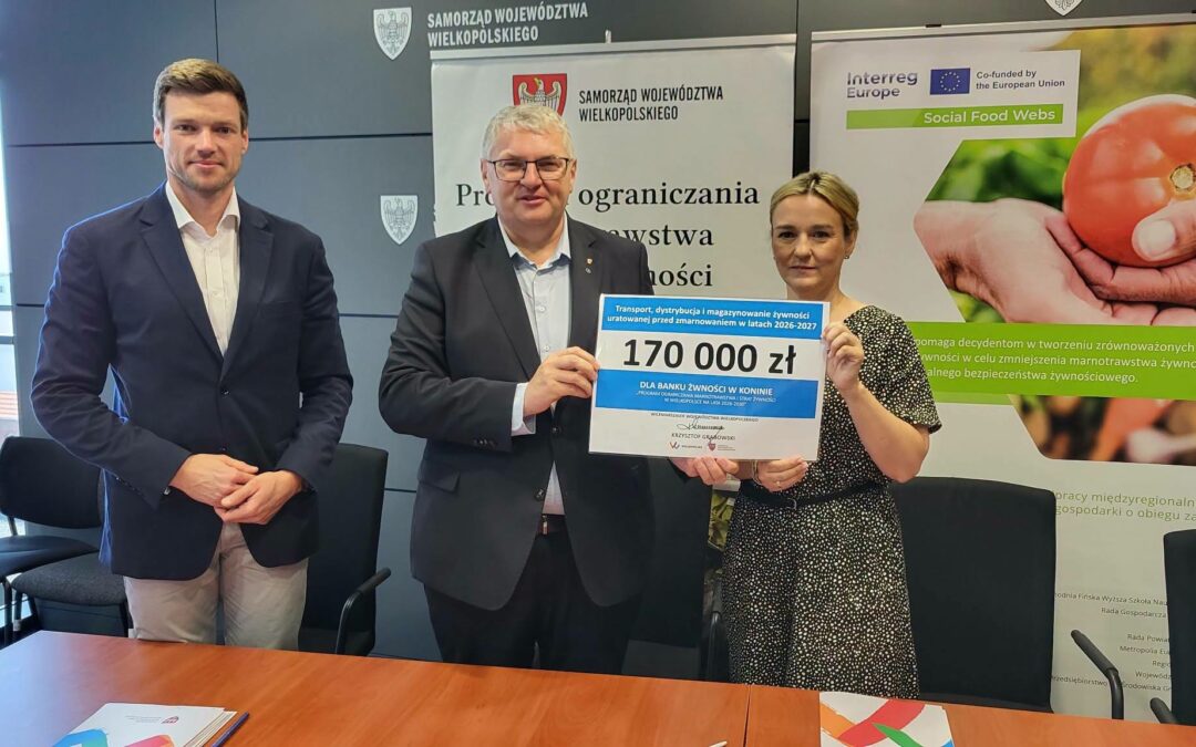 SAMORZĄD. 900 tys. na transport i magazynowanie żywności w Wielkopolsce